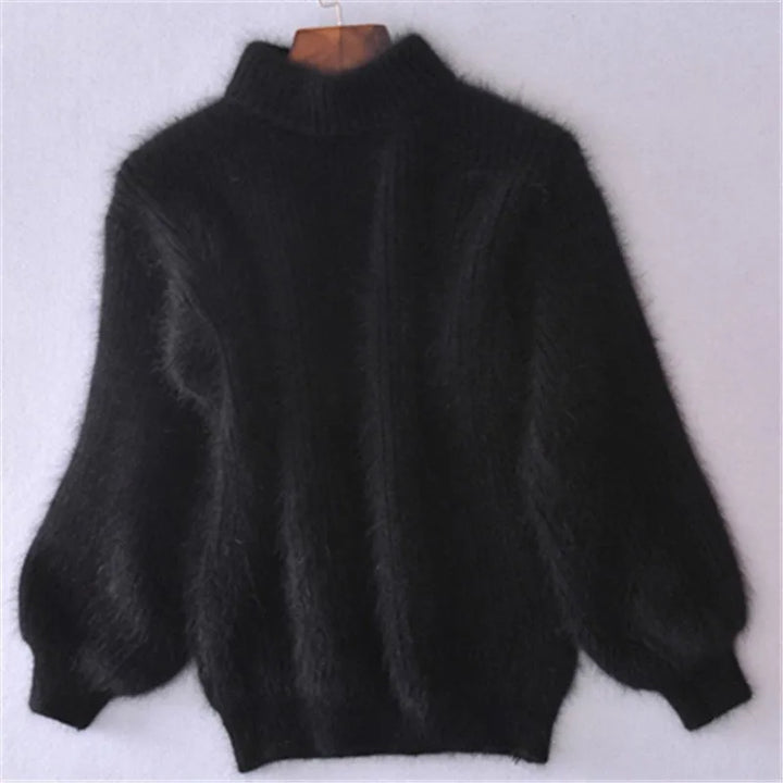 Casual gebreide angora damestrui – Livia