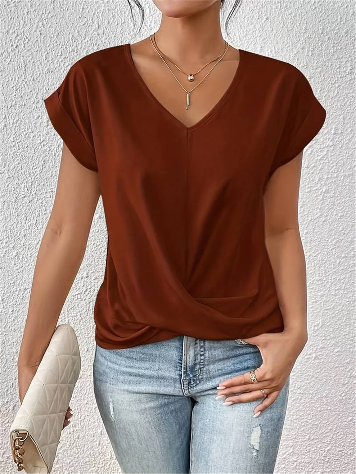 Elysia - Casual Korte Mouw T-Shirt Voor Dames