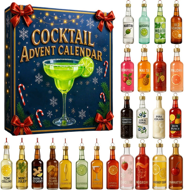 Feestelijke cocktail-adventskalender voor de aftelbeleving