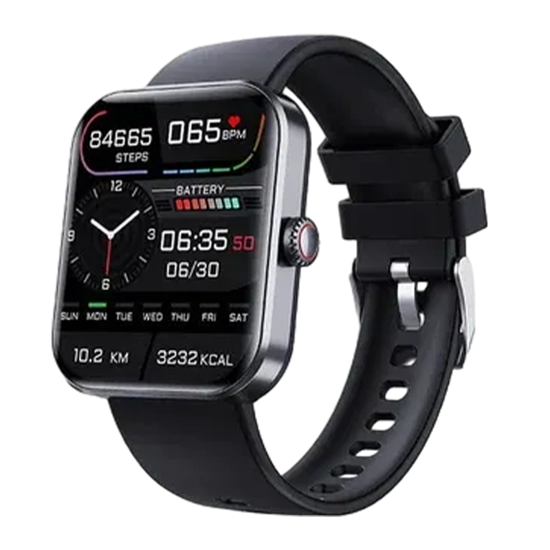 Fitness tracking smartwatch hartslagmeter touchscreen waterdicht siliconen