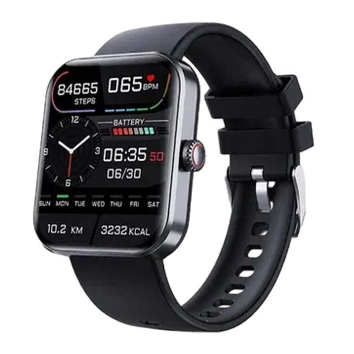 Fitness tracking smartwatch hartslagmeter touchscreen waterdicht siliconen