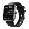 Fitness tracking smartwatch hartslagmeter touchscreen waterdicht siliconen