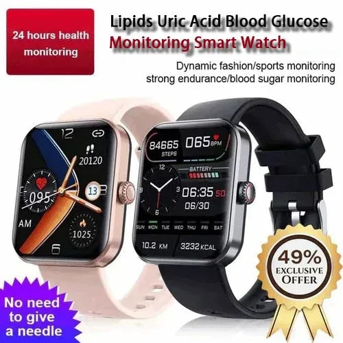 Fitness tracking smartwatch hartslagmeter touchscreen waterdicht siliconen