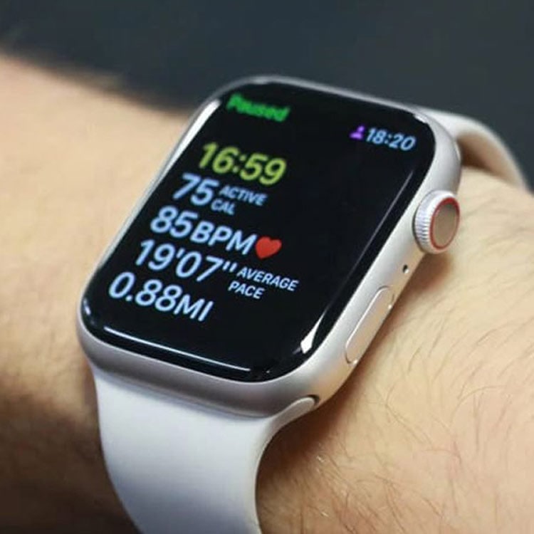 Fitness tracking smartwatch hartslagmeter touchscreen waterdicht siliconen
