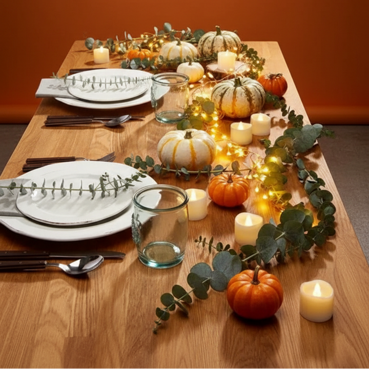 Halloween vlamloze led-theelichtjes op batterijen met flikkerende warme gloed en vlam
