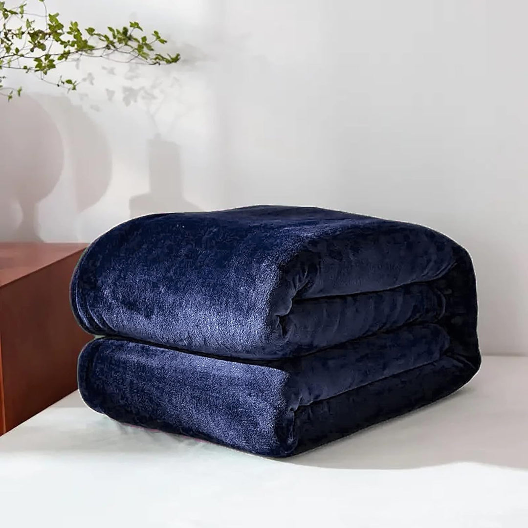 Fleece namaakbont superzachte plaid voor bank en bed, pluche, licht van gewicht, verwarmd