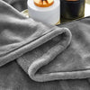 Fleece namaakbont superzachte plaid voor bank en bed, pluche, licht van gewicht, verwarmd