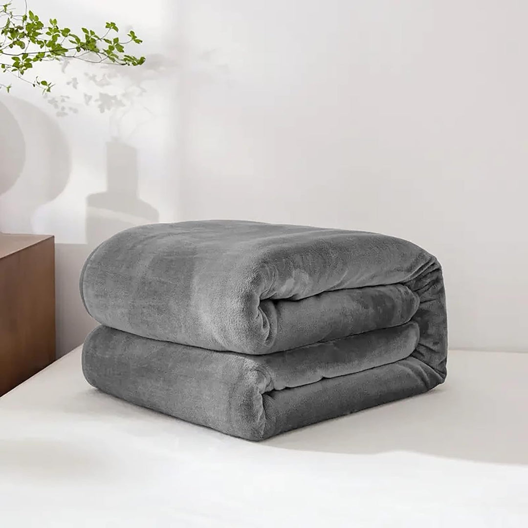 Fleece namaakbont superzachte plaid voor bank en bed, pluche, licht van gewicht, verwarmd