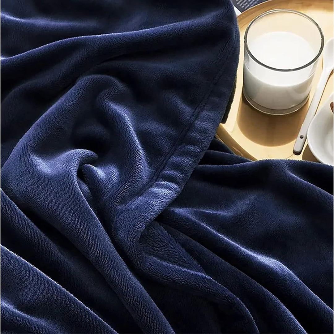 Fleece namaakbont superzachte plaid voor bank en bed, pluche, licht van gewicht, verwarmd