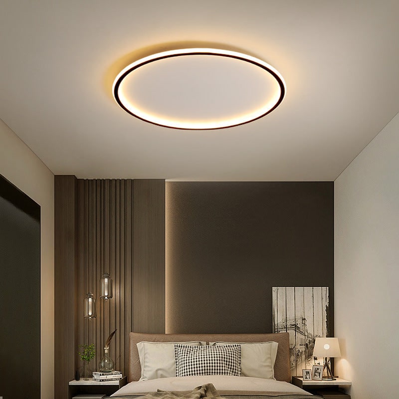 Opbouw LED-plafondlamp rond modern dimbaar armatuur