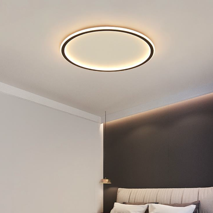 Opbouw LED-plafondlamp rond modern dimbaar armatuur