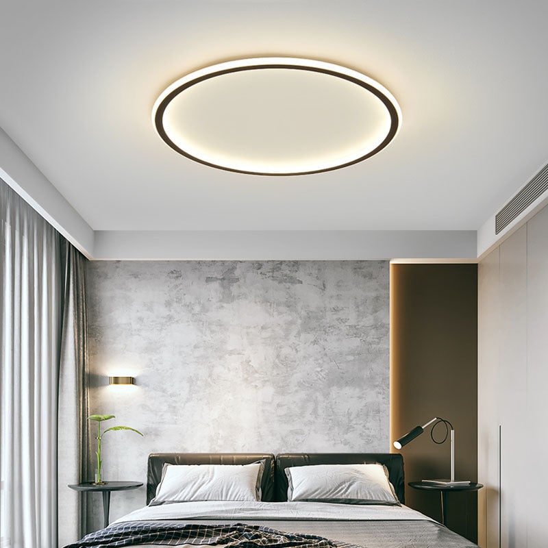 Opbouw LED-plafondlamp rond modern dimbaar armatuur