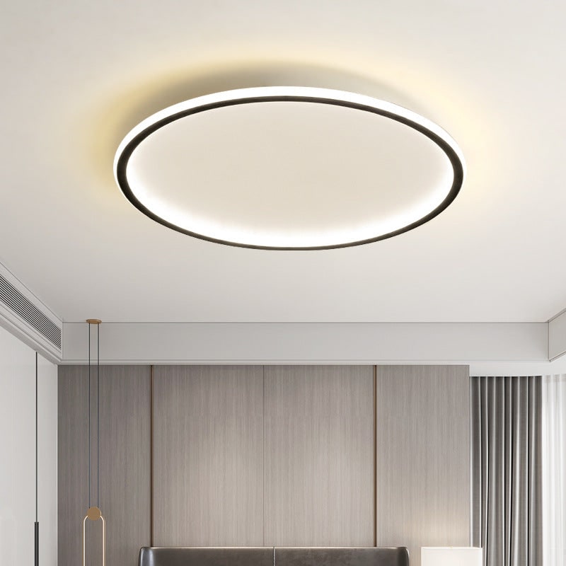 Opbouw LED-plafondlamp rond modern dimbaar armatuur