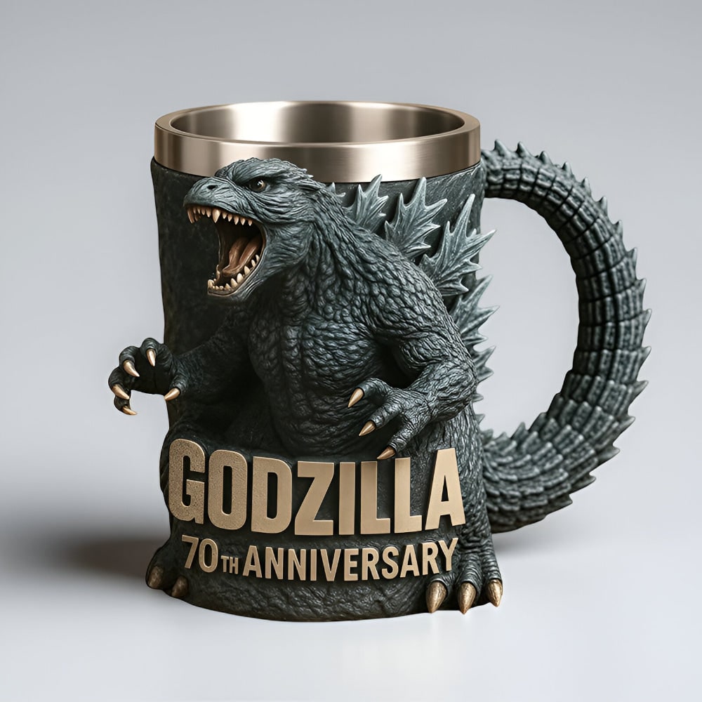 Grappige monster koffiemok met roestvrijstalen binnenwand en gebeeldhouwd 3D-ontwerp