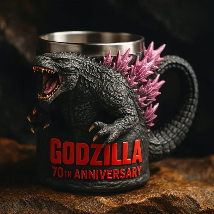 Grappige monster koffiemok met roestvrijstalen binnenwand en gebeeldhouwd 3D-ontwerp
