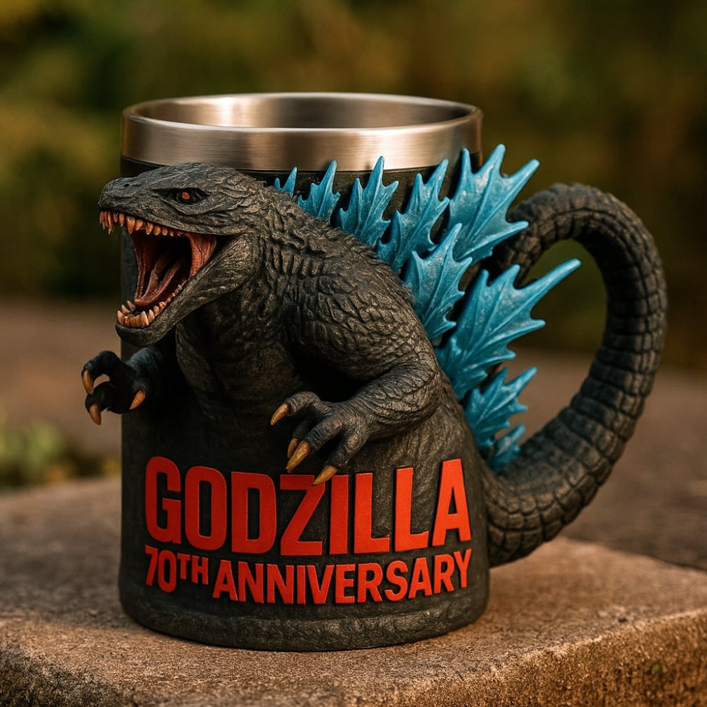 Grappige monster koffiemok met roestvrijstalen binnenwand en gebeeldhouwd 3D-ontwerp