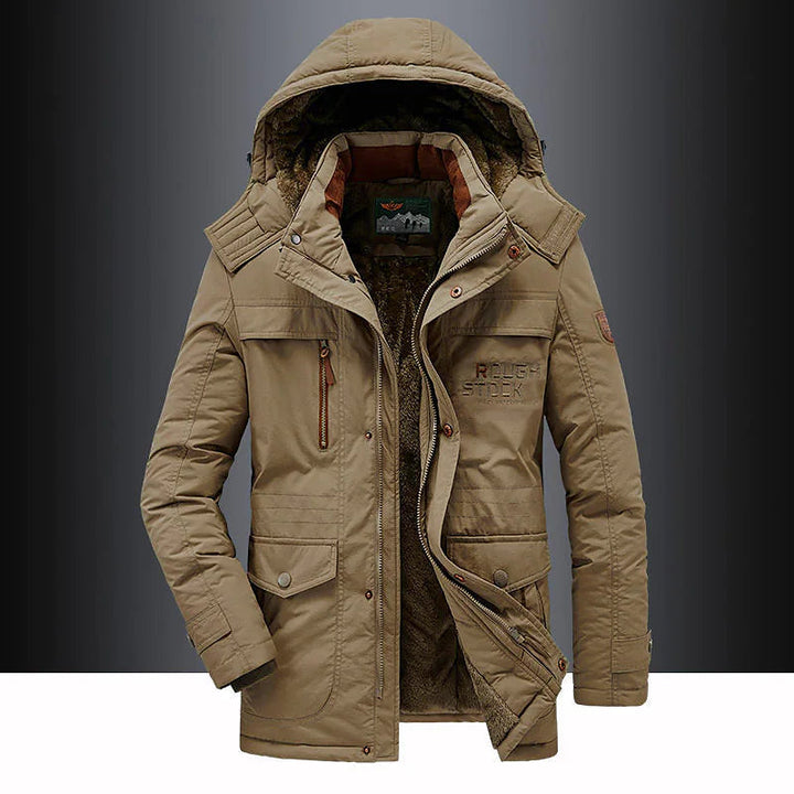 Heren Parka met Fleece Binnenvoering – Leventis