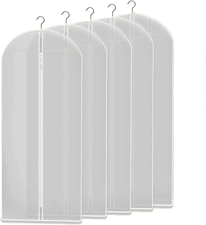 Transparante kledinghoezen – set van 5 (koop 1, krijg 1 GRATIS)