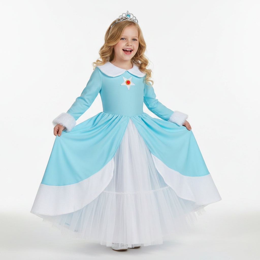 Halloween-prinsessenkostuum voor meisjes en verkleedaccessoires voor spelletjes