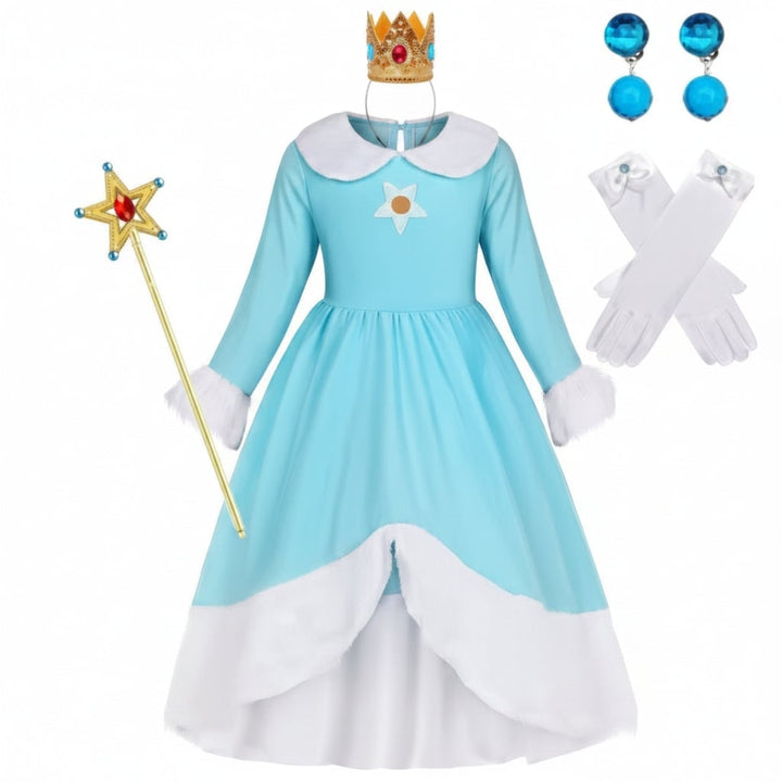 Halloween-prinsessenkostuum voor meisjes en verkleedaccessoires voor spelletjes