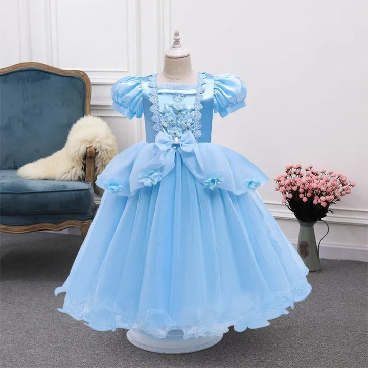 Prinsessenkostuum en jurken voor meisjes Halloween met baljurk en tule rok, verkleedkleding