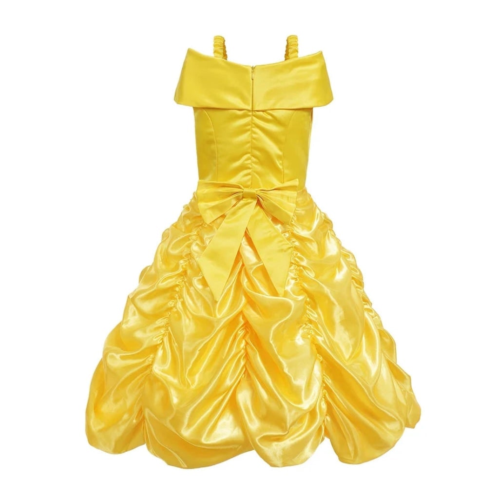 Halloween prinsessenkostuum en jurken voor meisjes met baljurk, tiara, scepter en accessoireset