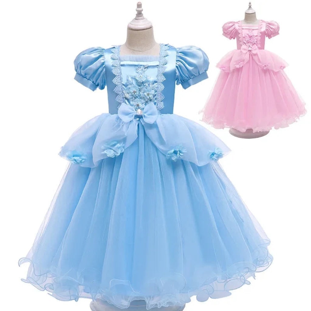 Prinsessenkostuum en jurken voor meisjes Halloween met baljurk en tule rok, verkleedkleding