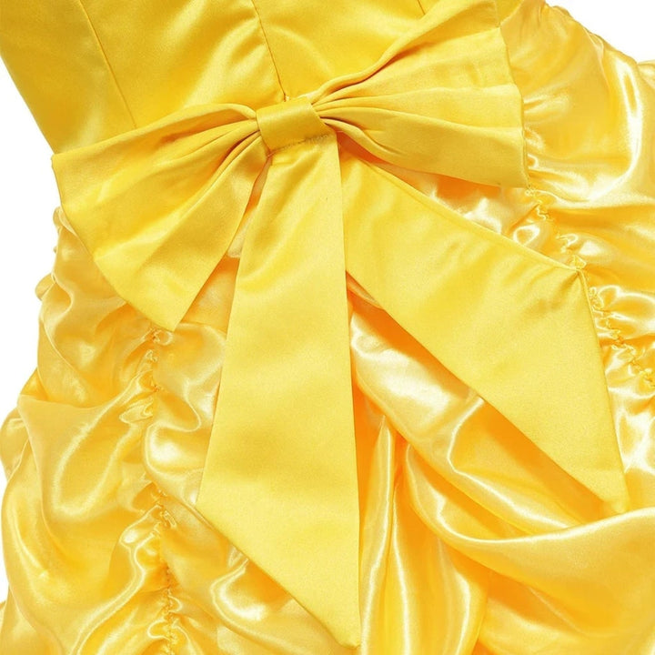 Halloween prinsessenkostuum en jurken voor meisjes met baljurk, tiara, scepter en accessoireset