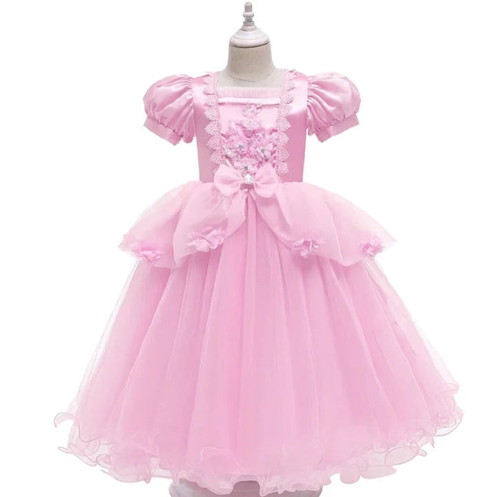 Prinsessenkostuum en jurken voor meisjes Halloween met baljurk en tule rok, verkleedkleding