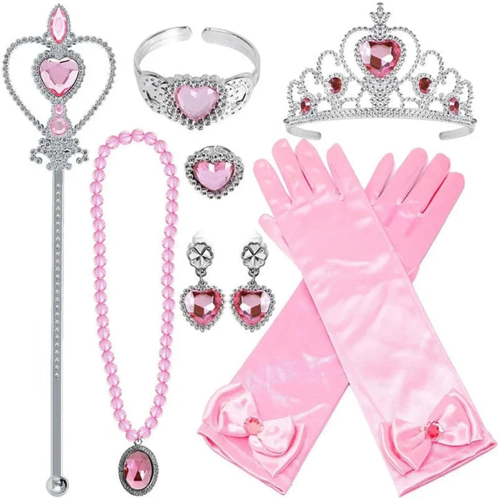 Prinsessenkostuum en jurken voor meisjes Halloween met baljurk en tule rok, verkleedkleding