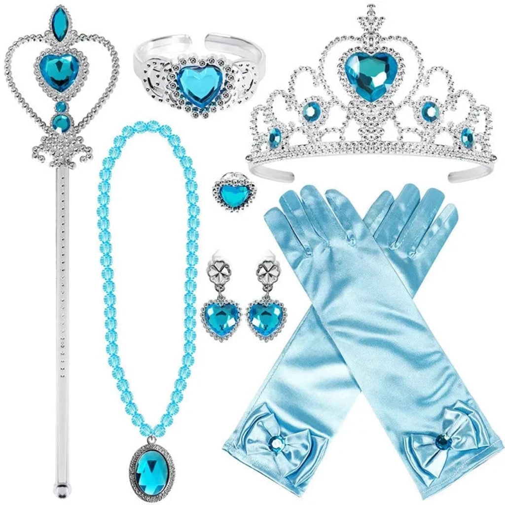 Prinsessenkostuum en jurken voor meisjes Halloween met baljurk en tule rok, verkleedkleding