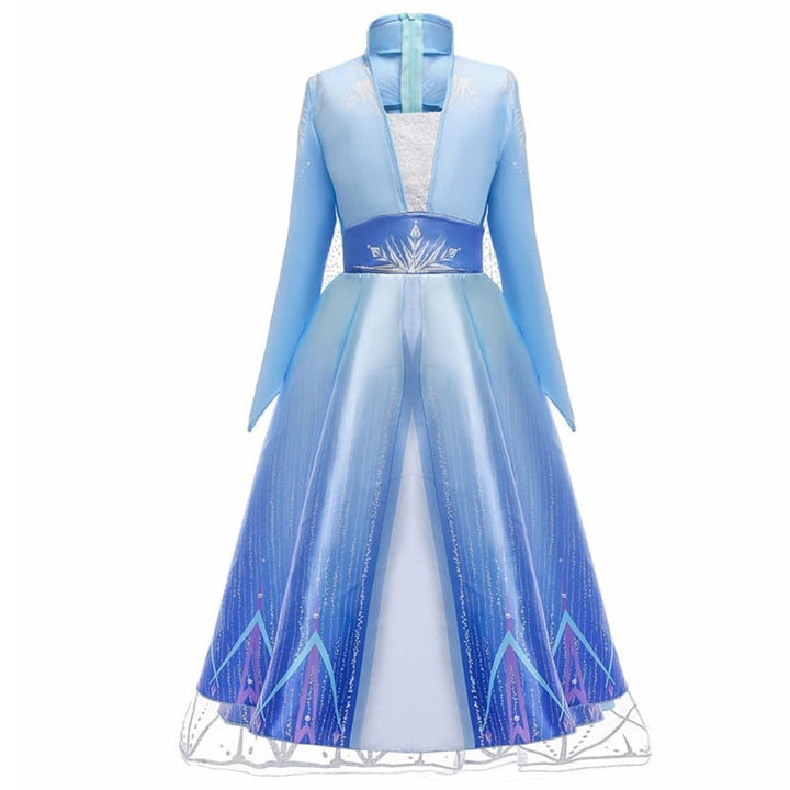 Halloween prinsessenkostuum jurk voor meisjes met cape en toverstaf accessoireset