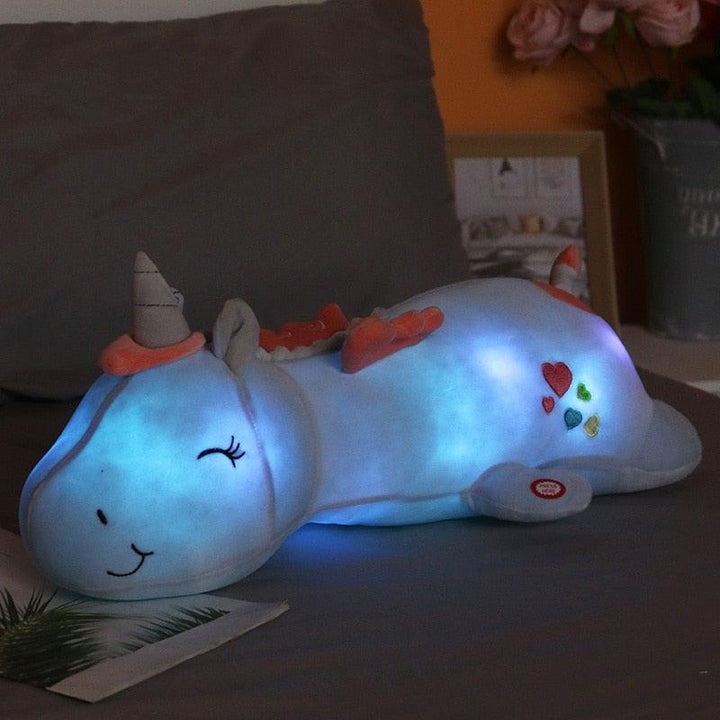 Stralend Pluche Eenhoorn met LED-functie – Glowie