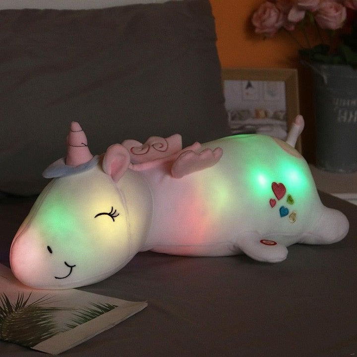 Stralend Pluche Eenhoorn met LED-functie – Glowie