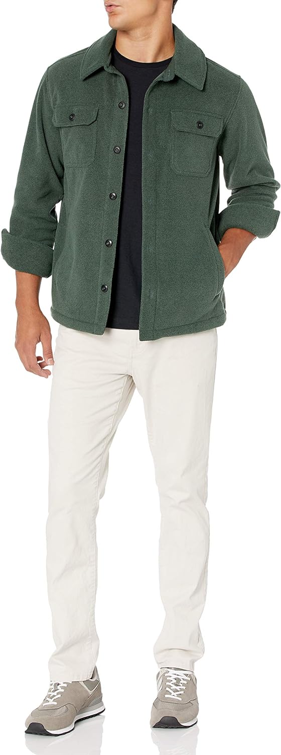 Fleece overshirt voor heren, voorjaar 2026 – Max