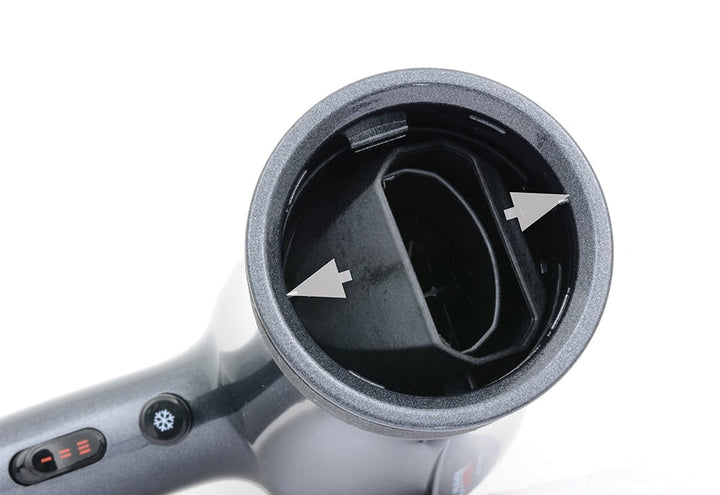 Haardroger met diffuser en concentratormondstuk, oscillerend ionisch stylingtool