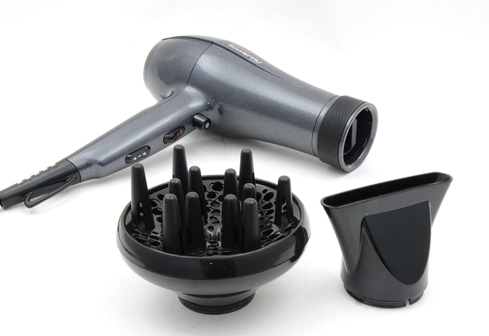 Haardroger met diffuser en concentratormondstuk, oscillerend ionisch stylingtool
