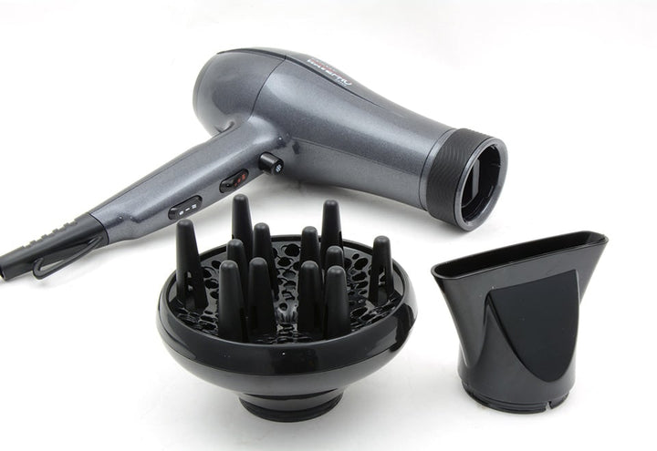 Haardroger met diffuser en concentratormondstuk, oscillerend ionisch stylingtool