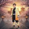 Halloween-anime-cosplaykostuum en outfitset met led voor fans van personages