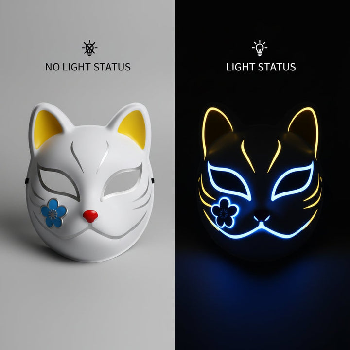 Halloween-anime-cosplaykostuum en outfitset met led voor fans van personages