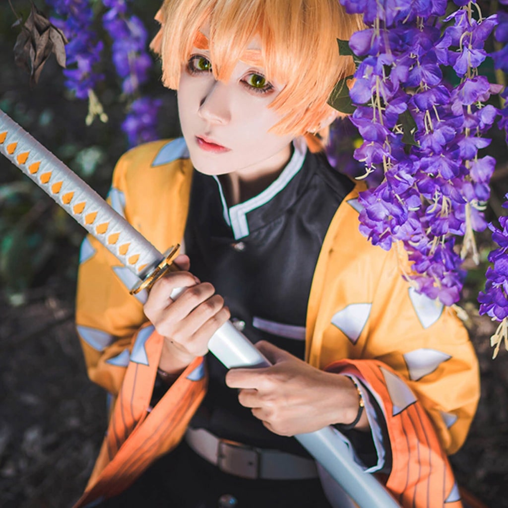 Halloween-anime-cosplaykostuum en outfitset met led voor fans van personages