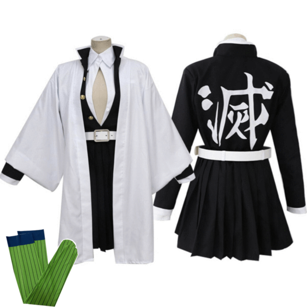 Halloween anime cosplaykostuum en outfits met haorijas met ruitpatroon