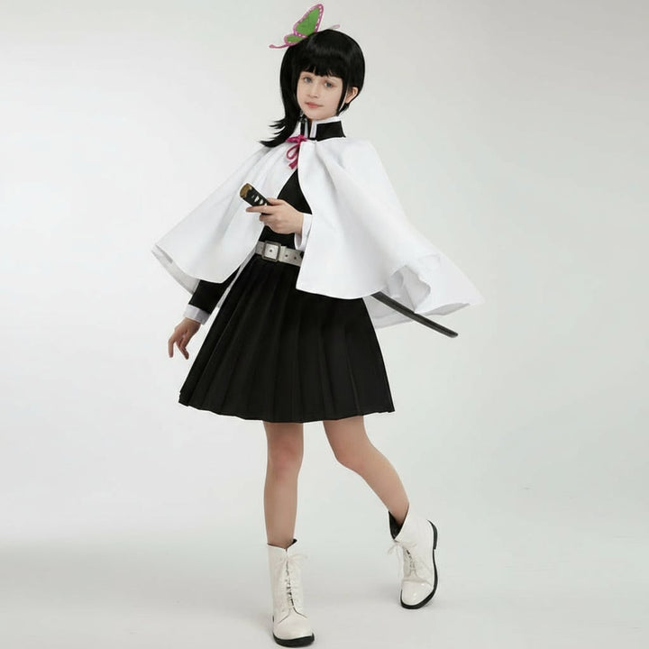 Halloween anime cosplaykostuum en outfits met haorijas met ruitpatroon