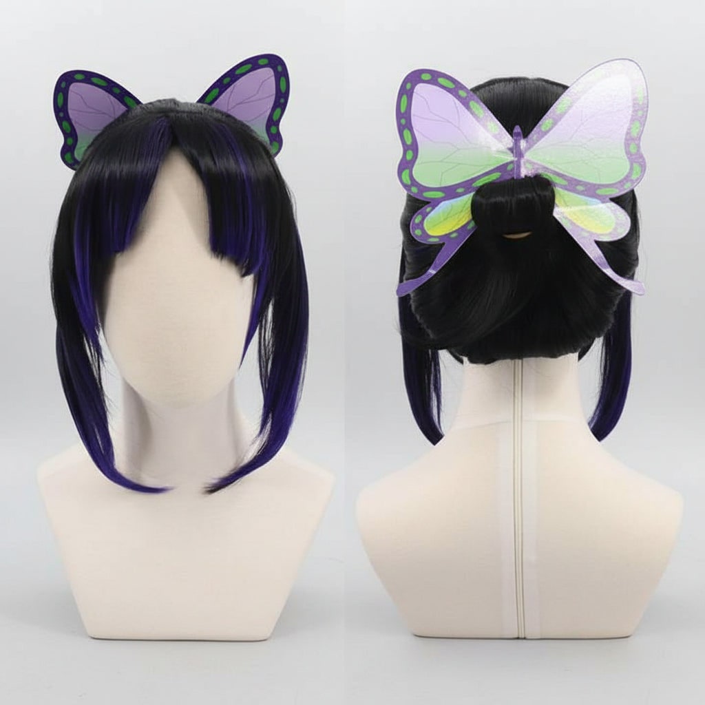 Halloween-anime-cosplaykostuum met Japanse personage-accessoires, kimono-haori en set