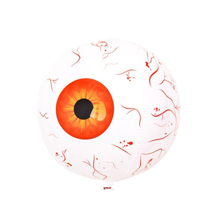 Halloween-ballondecoratie oog met bloeddoorlopen ontwerp voor feest en spookhuisdecor