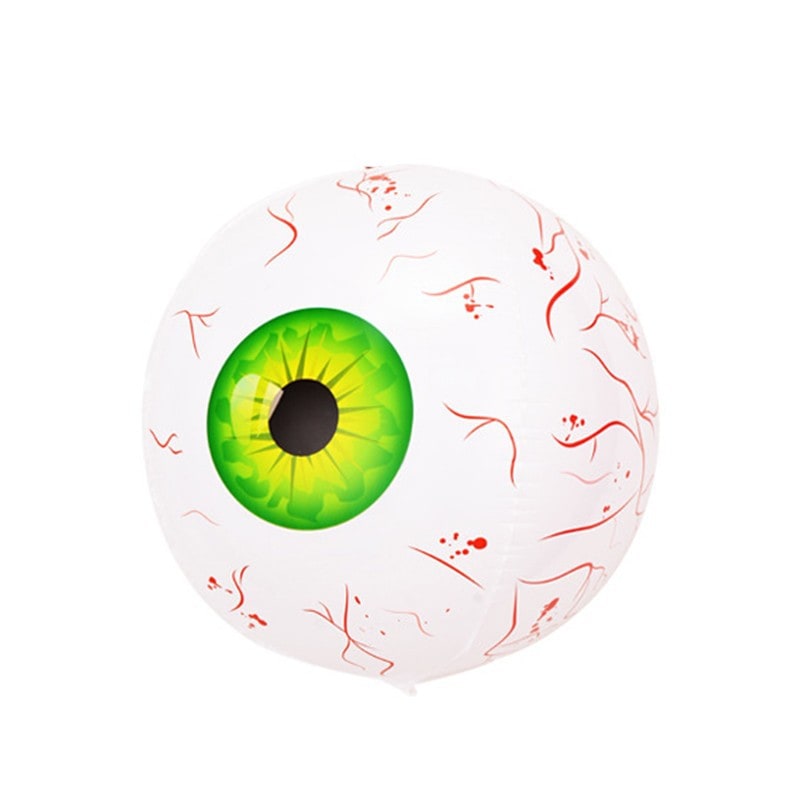 Halloween-ballondecoratie oog met bloeddoorlopen ontwerp voor feest en spookhuisdecor