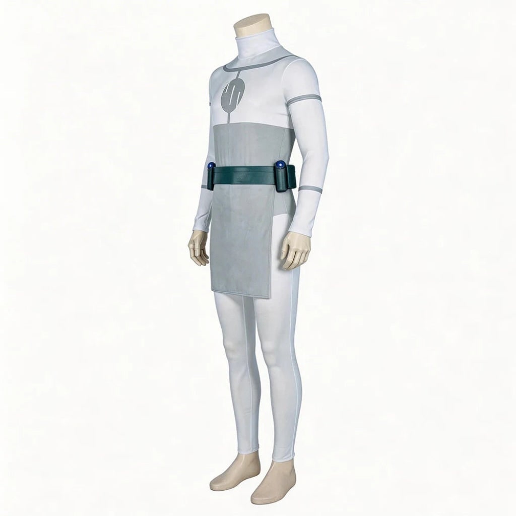 Halloween cosplay bodysuit kostuum met col en tabbaard voor anime outfits