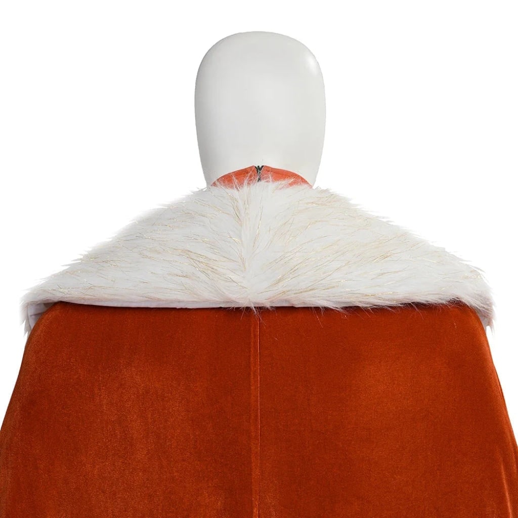 Halloween-cosplaykostuumset met sciencefiction-rok met harnasprint en cape