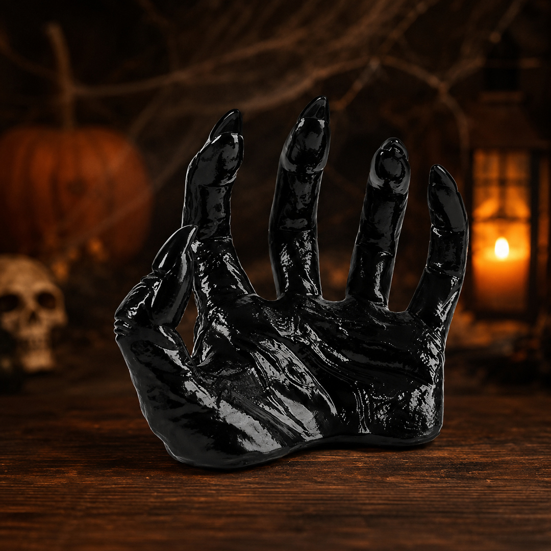 Halloween griezelige hand wandkandelaar en kandelaarstandaard voor gothic decoratie