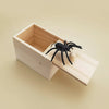 Halloween grapcadeaudozen grappige prank spinnendoos met schrikmechanisme houten verrassing